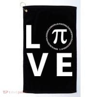 Love Pi Day 3.14 March 14th Math Geek Golf Towel thumb 0