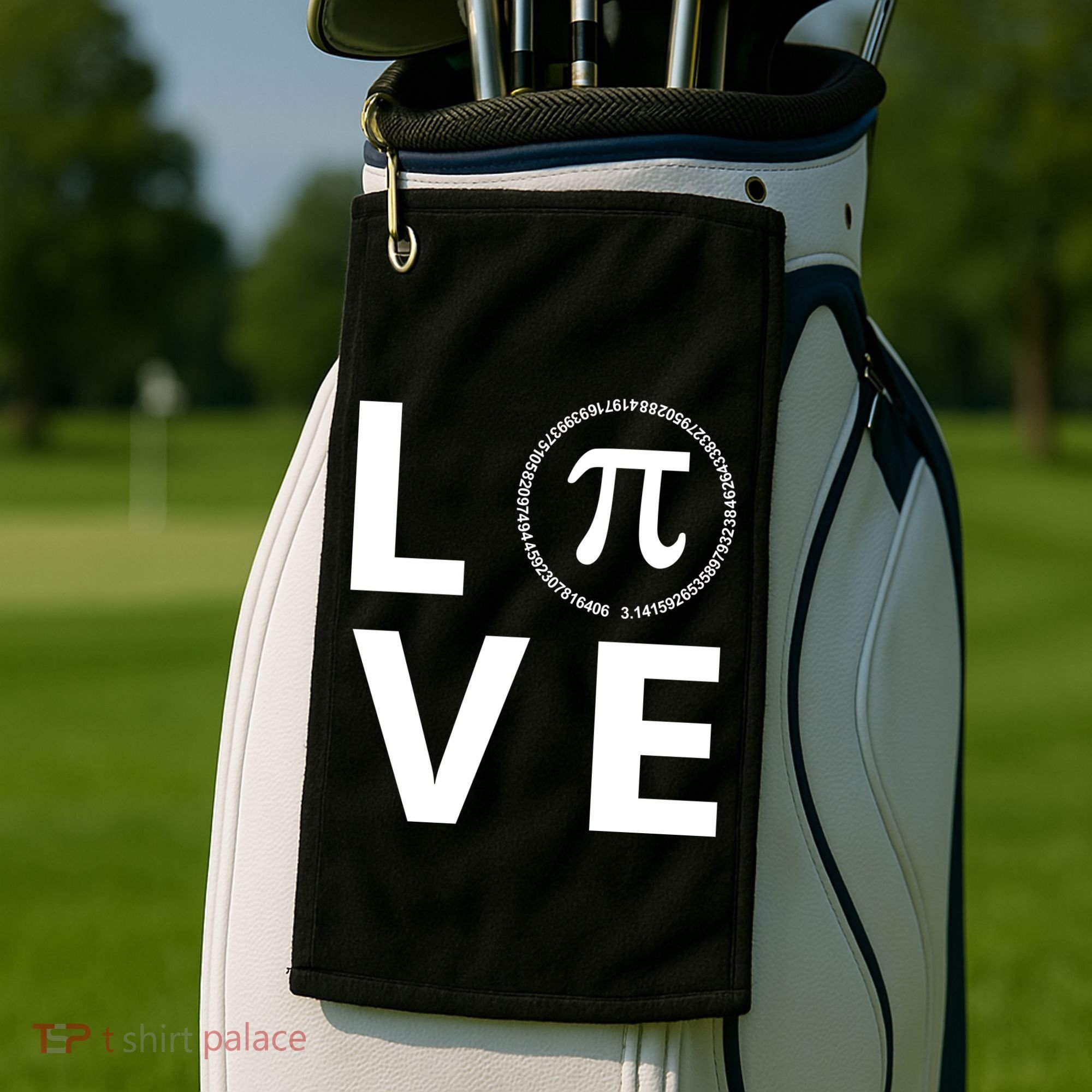 Love Pi Day 3.14 March 14th Math Geek Golf Towel