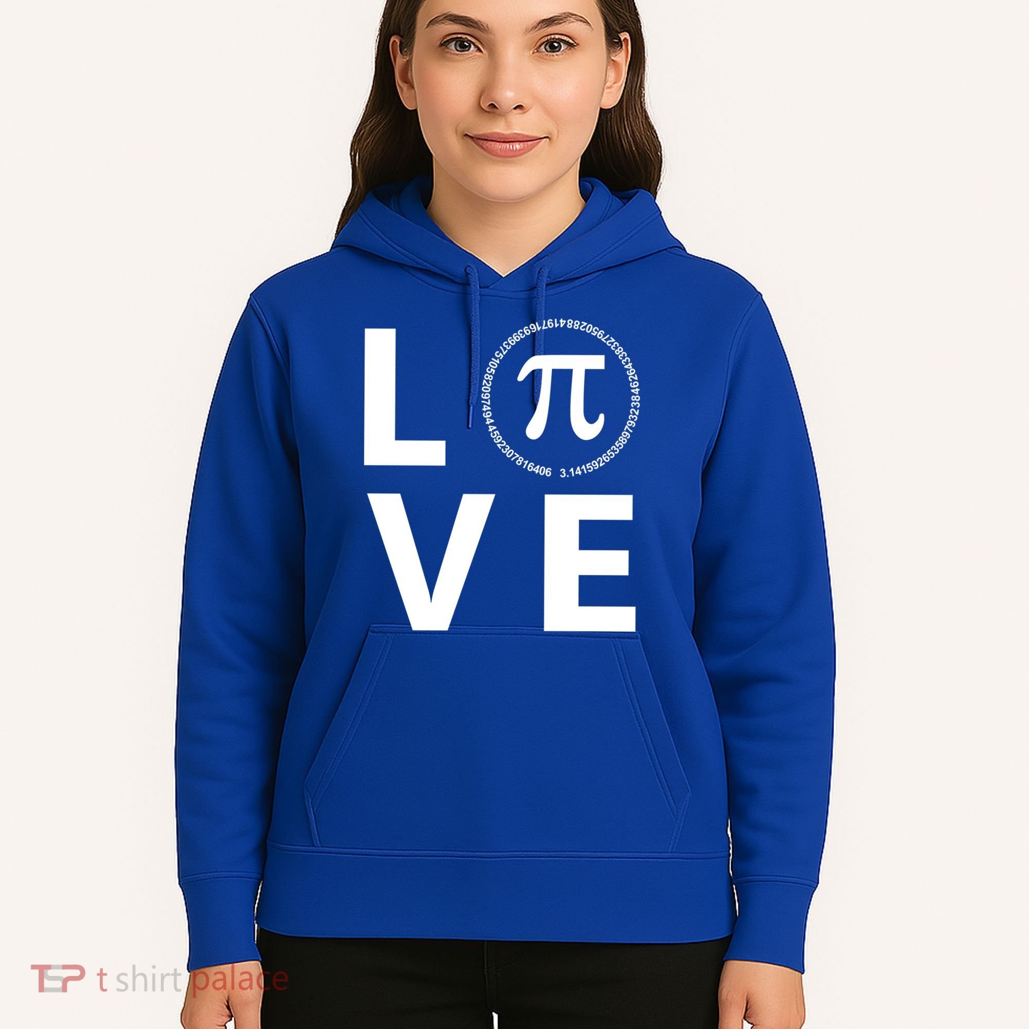 Love Pi Day 3.14 March 14th Math Geek Hoodie