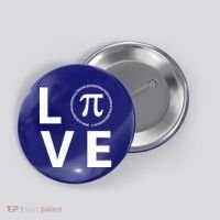 Love Pi Day 3.14 March 14th Math Geek Button thumb 0