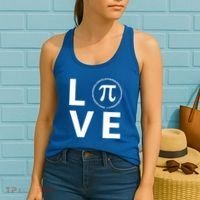 Love Pi Day 3.14 March 14th Math Geek Women's Tank Top thumb 2