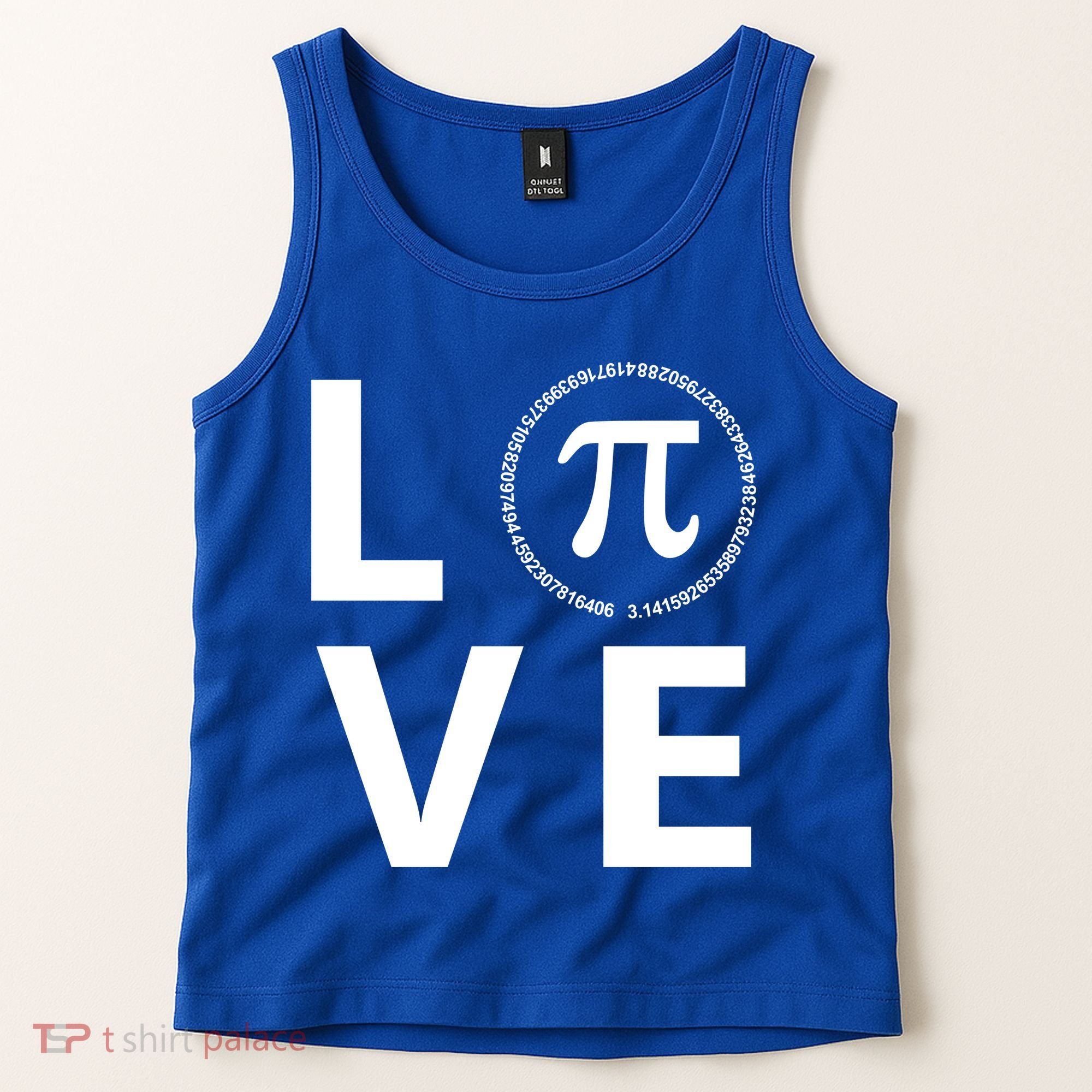 Love Pi Day 3.14 March 14th Math Geek Tank Top
