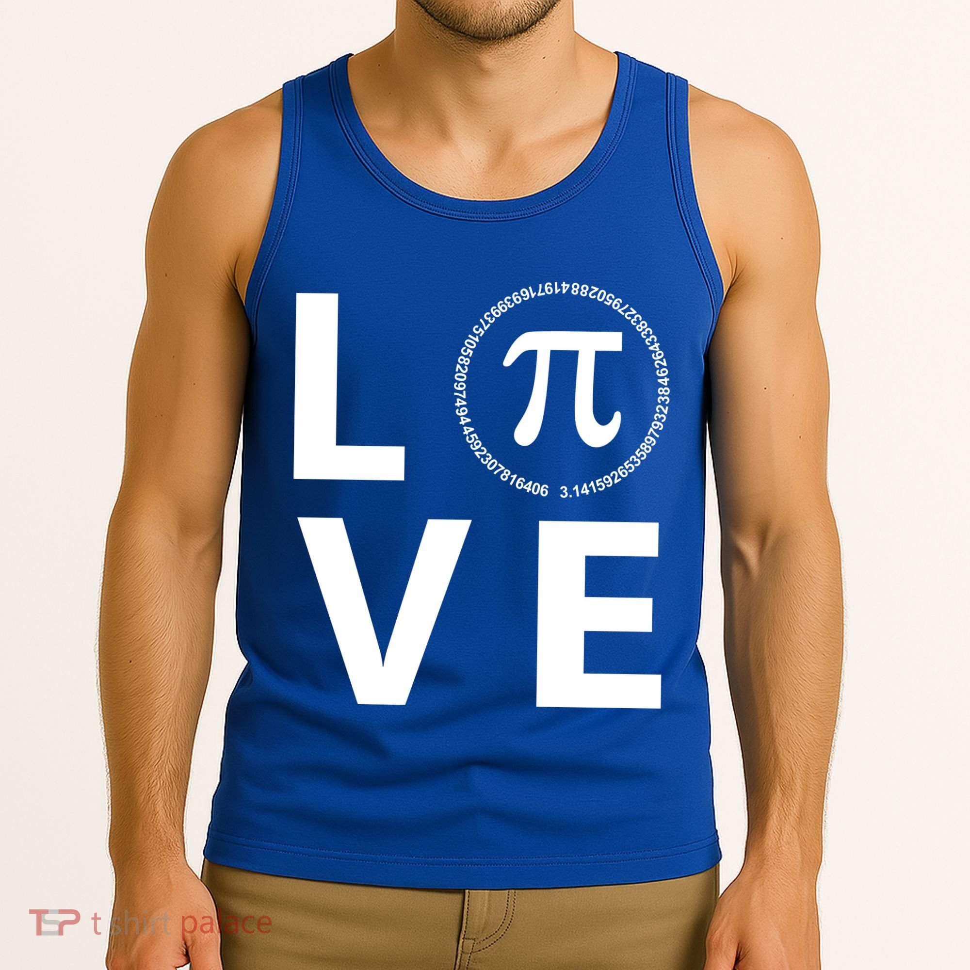 Love Pi Day 3.14 March 14th Math Geek Tank Top