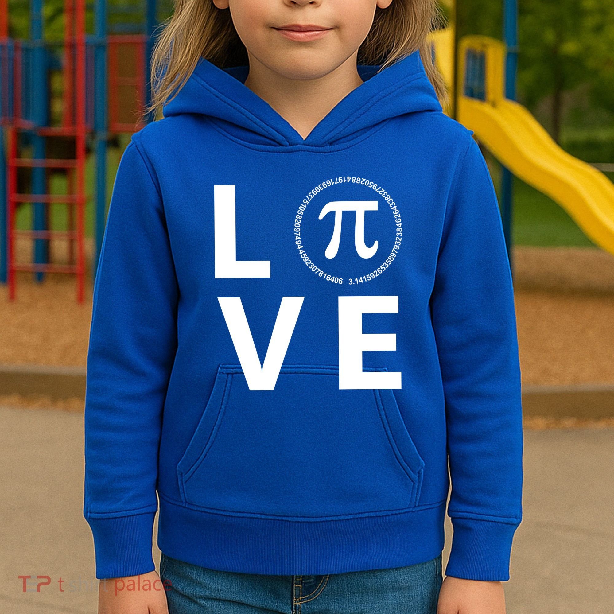 Love Pi Day 3.14 March 14th Math Geek Kids Hoodie