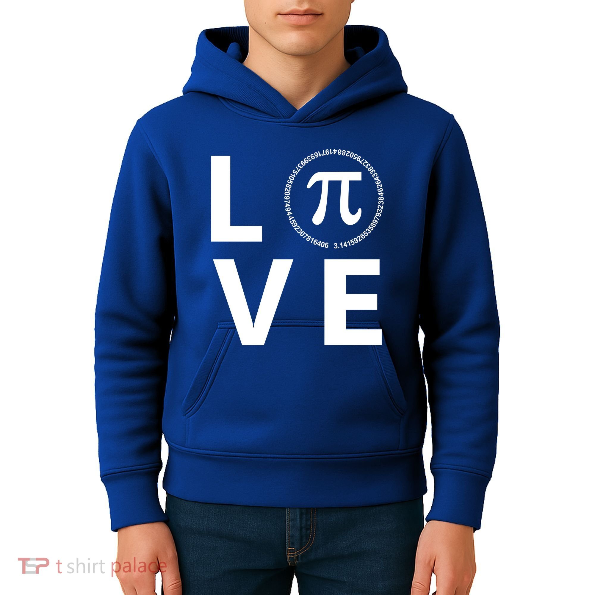 Love Pi Day 3.14 March 14th Math Geek Kids Hoodie