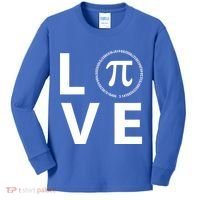 Love Pi Day 3.14 March 14th Math Geek Kids Long Sleeve Shirt thumb 0