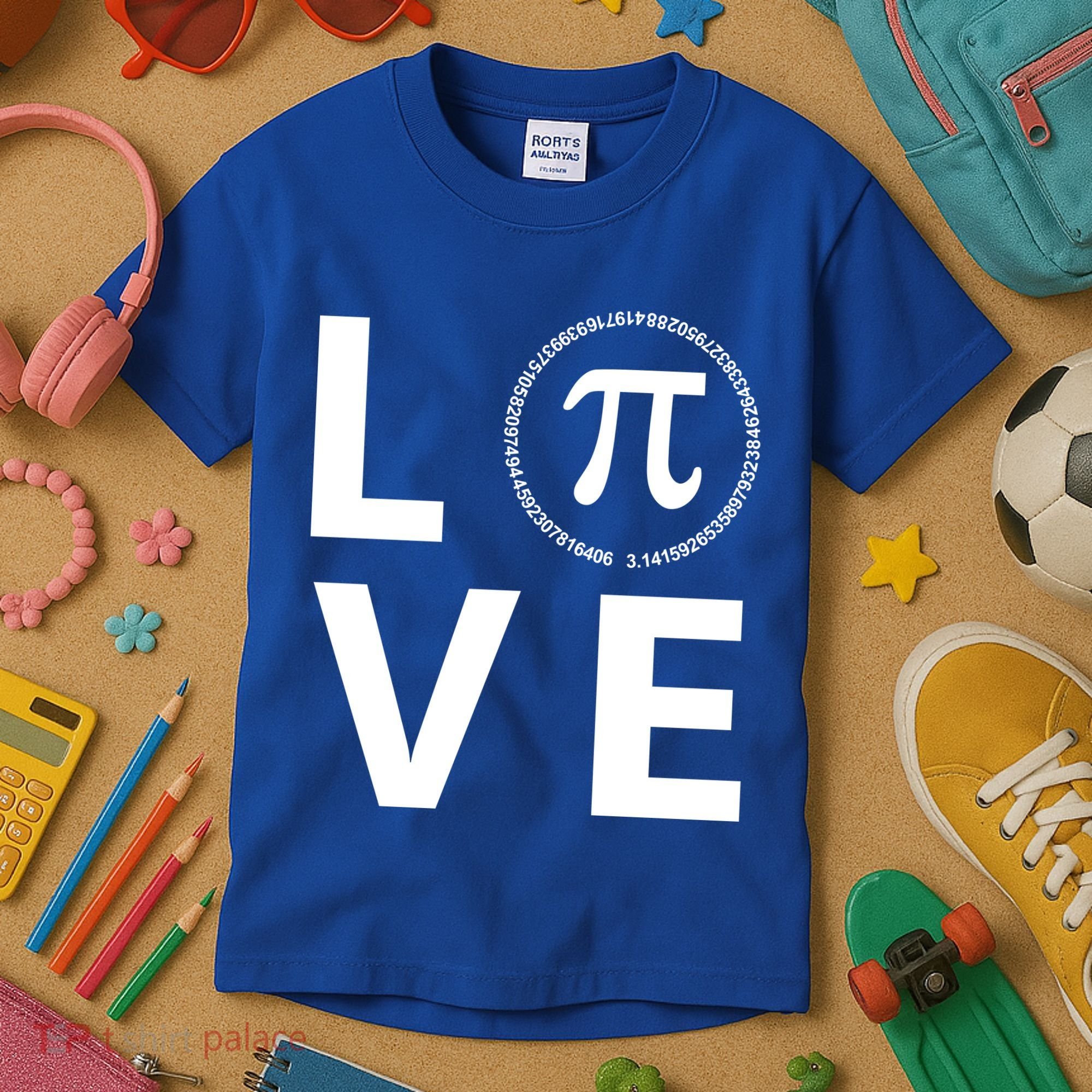 Love Pi Day 3.14 March 14th Math Geek Kids T-Shirt