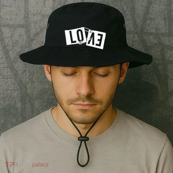 Love Pinned Cool Style Bucket Hat