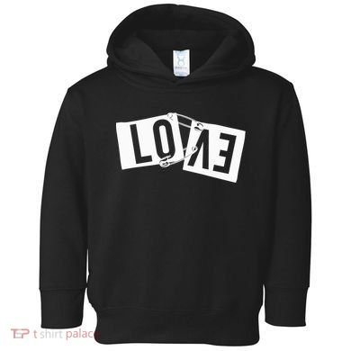 Love Pinned Cool Style Toddler Hoodie
