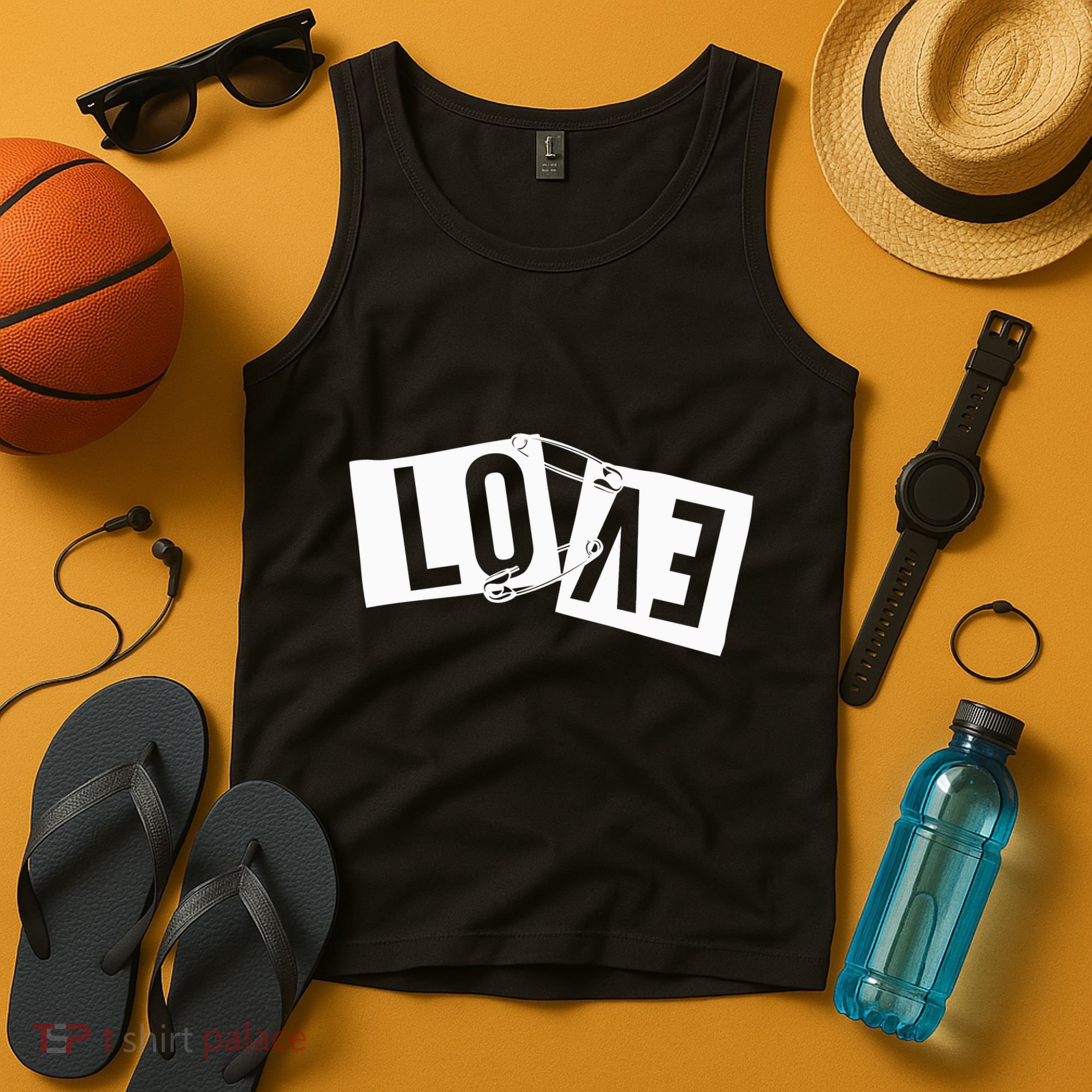 Love Pinned Cool Style Tank Top