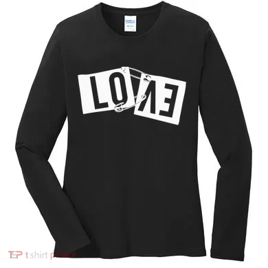 Love Pinned Cool Style Women's Long Sleeve Shirt