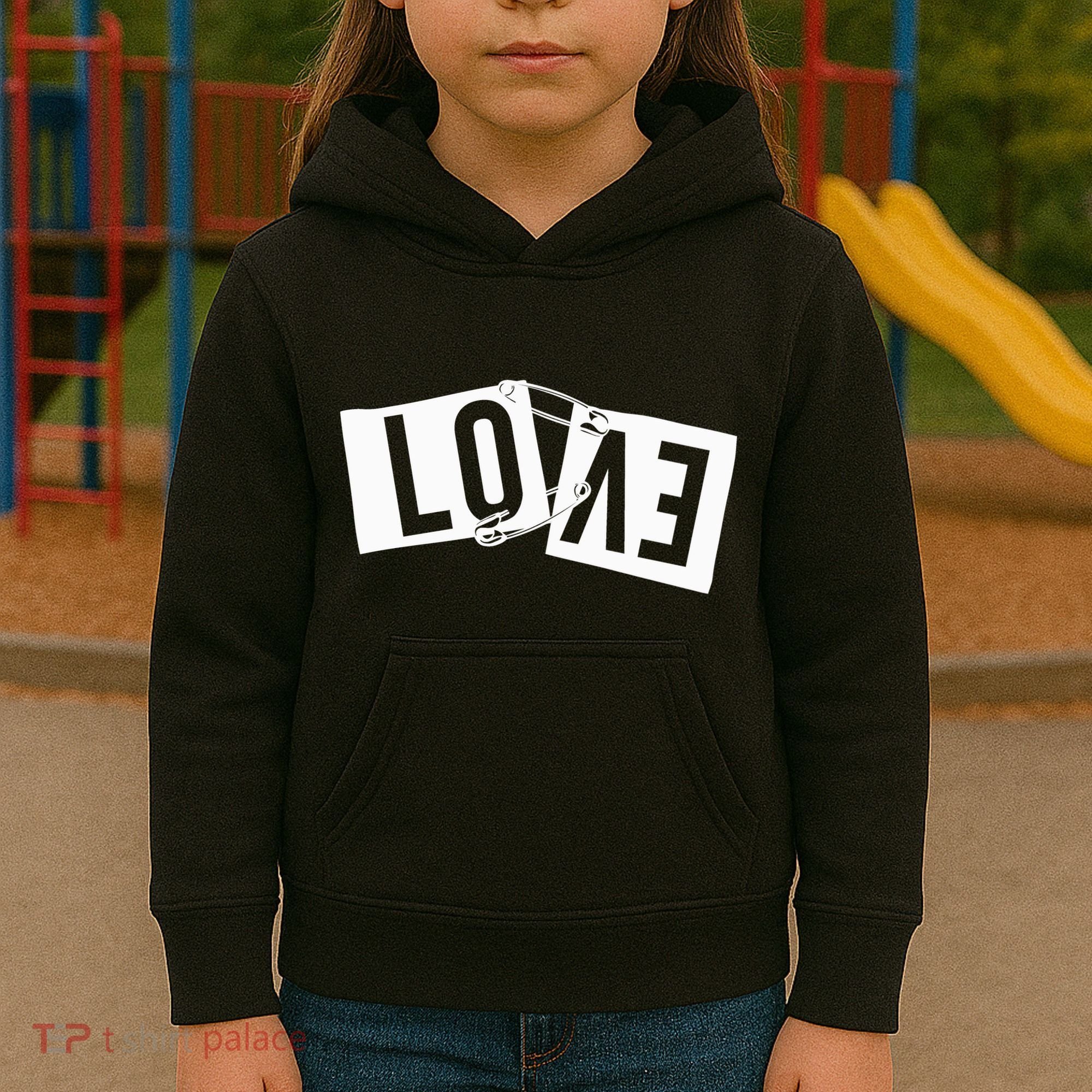 Love Pinned Cool Style Kids Hoodie