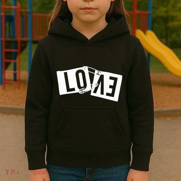 Love Pinned Cool Style Kids Hoodie