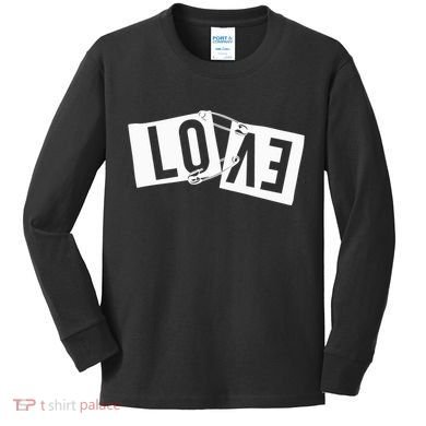 Love Pinned Cool Style Kids Long Sleeve Shirt