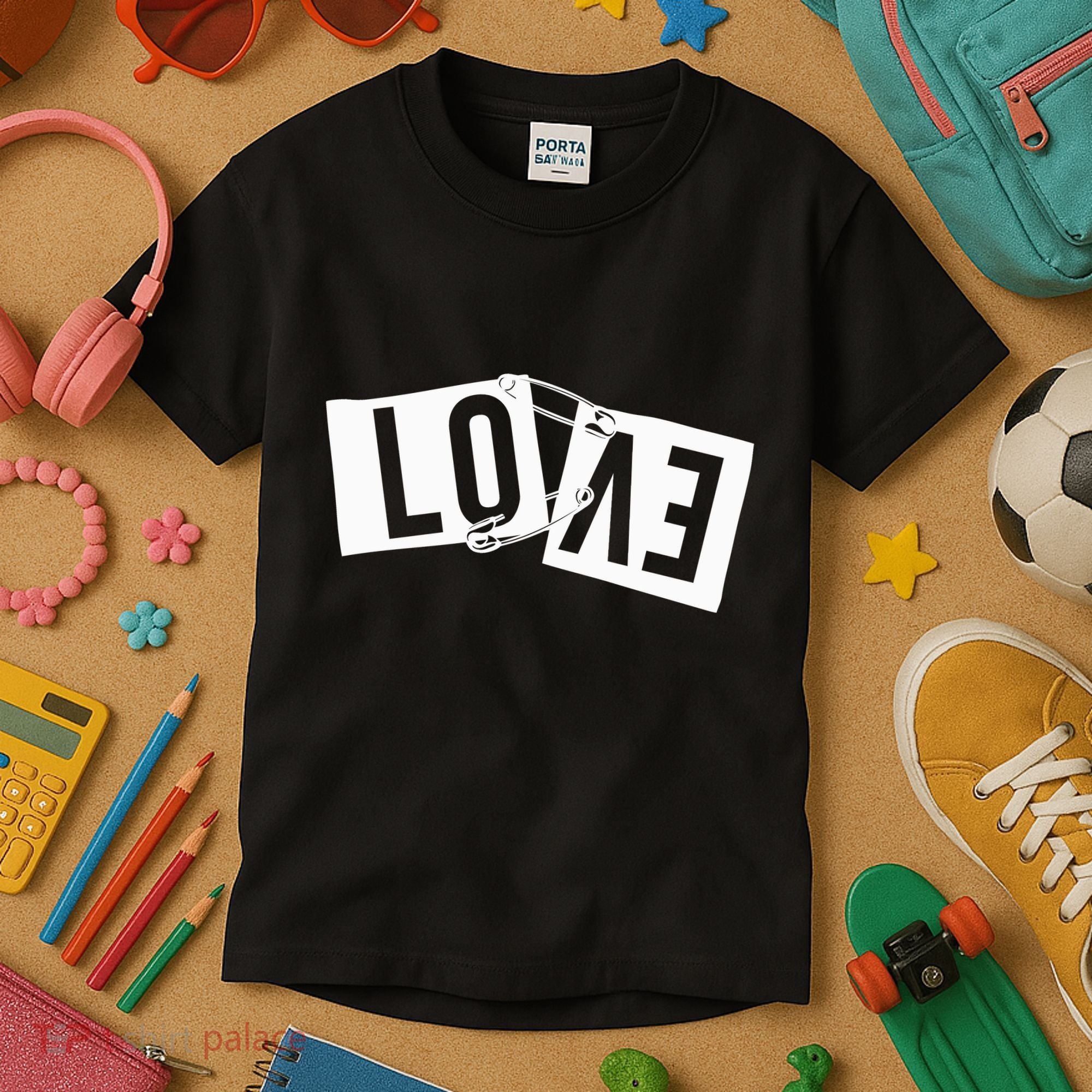 Love Pinned Cool Style Kids T-Shirt
