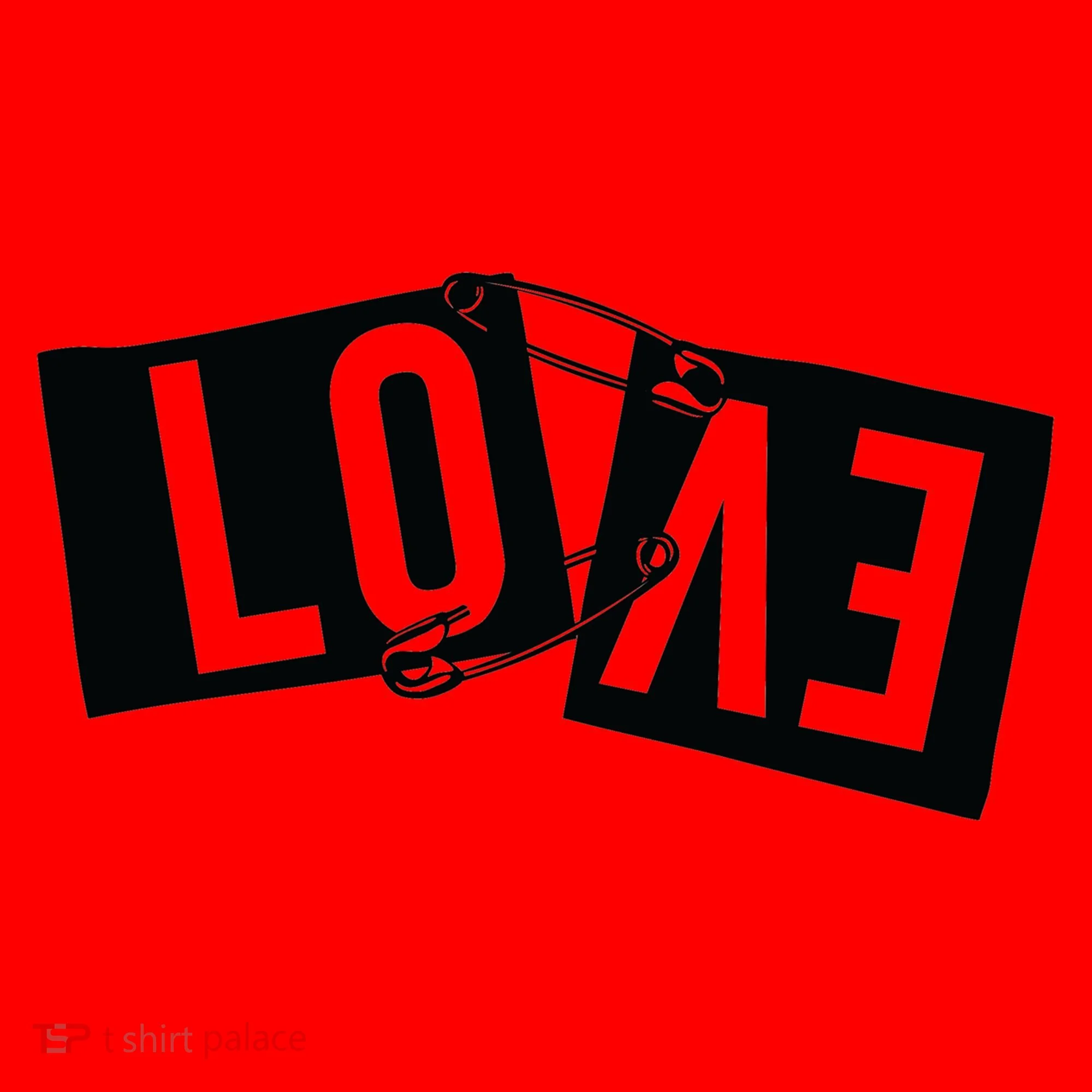 Love Pinned Cool Style Santa Hat