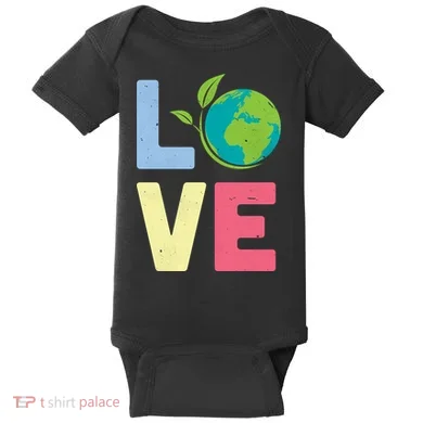 Love Planet Earth Day Baby Bodysuit