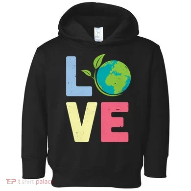 Love Planet Earth Day Toddler Hoodie