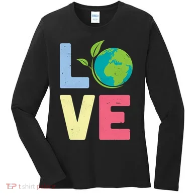 Love Planet Earth Day Women's Long Sleeve Shirt