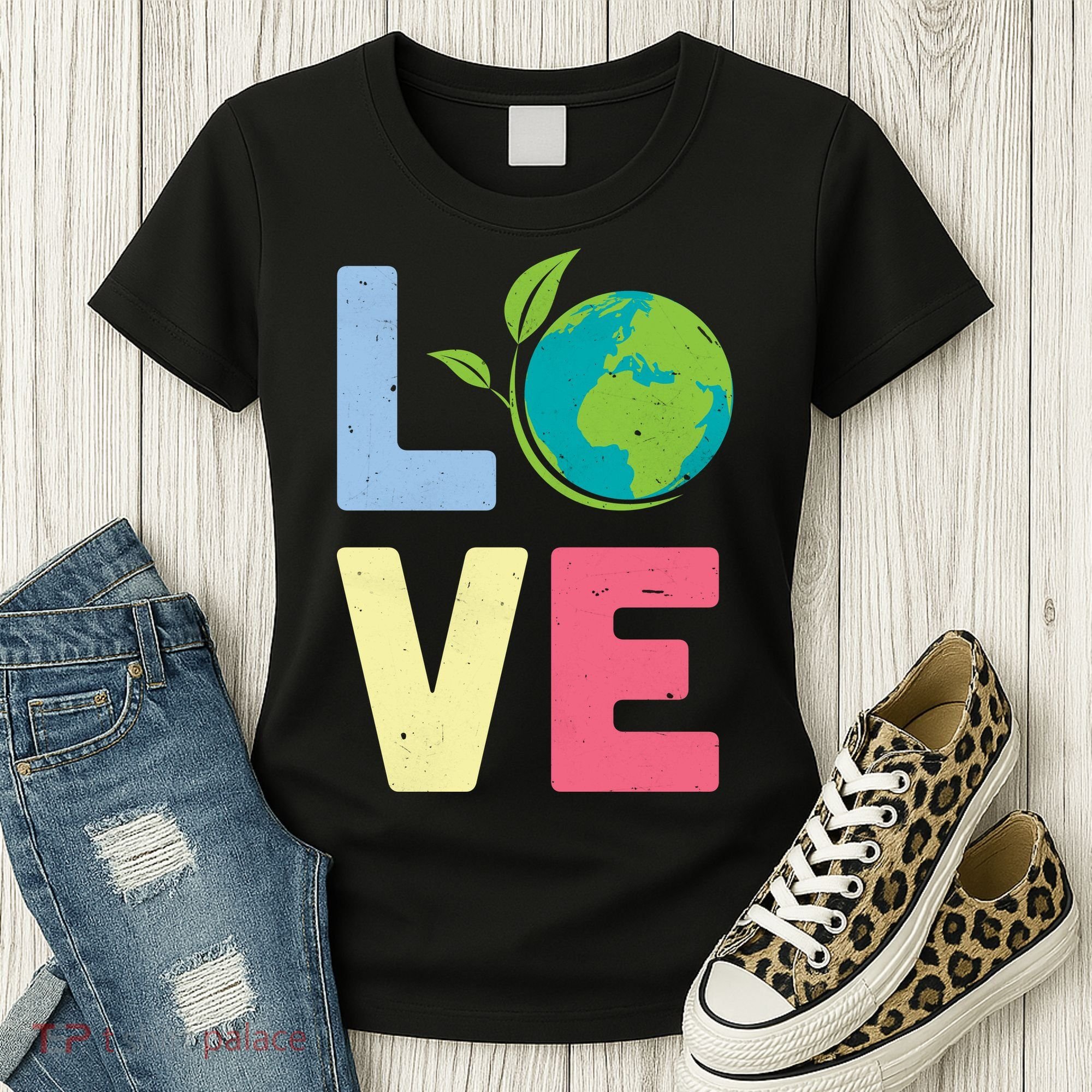 Love Planet Earth Day Women's T-Shirt