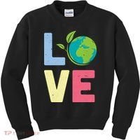 Love Planet Earth Day Kids Sweatshirt thumb 0
