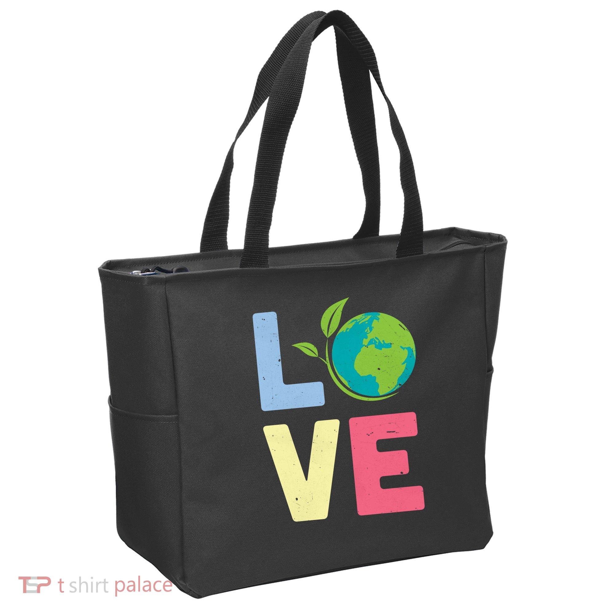Love Planet Earth Day Tote Bag
