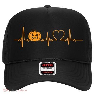Love Pumpkins Halloween Heartbeat Hat