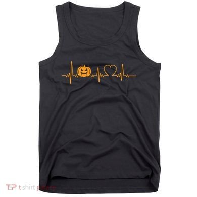 Love Pumpkins Halloween Heartbeat Tank Top