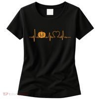 Love Pumpkins Halloween Heartbeat Women's T-Shirt thumb 0