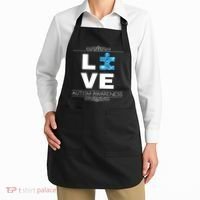 Love Puzzle Piece Autism Awareness Design Apron thumb 2