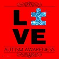 Love Puzzle Piece Autism Awareness Design Santa Hat thumb 1