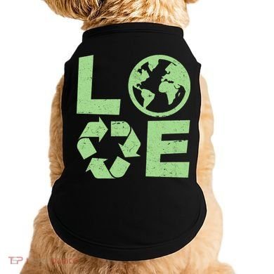 LOVE Recycle Earth Day Doggie Tank