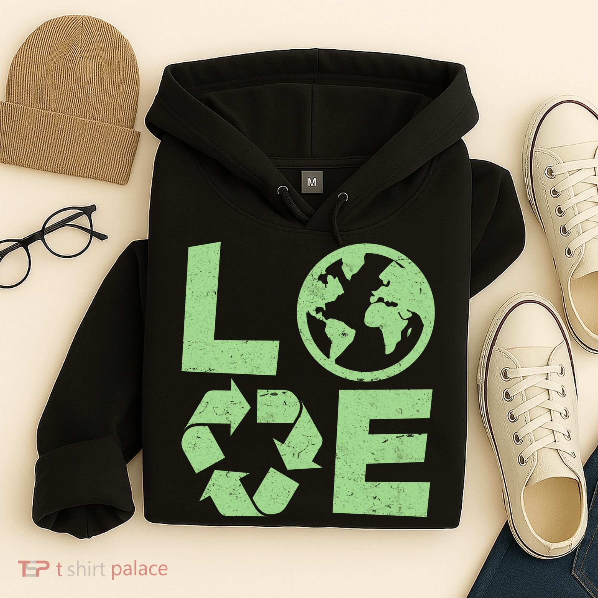 LOVE Recycle Earth Day Hoodie