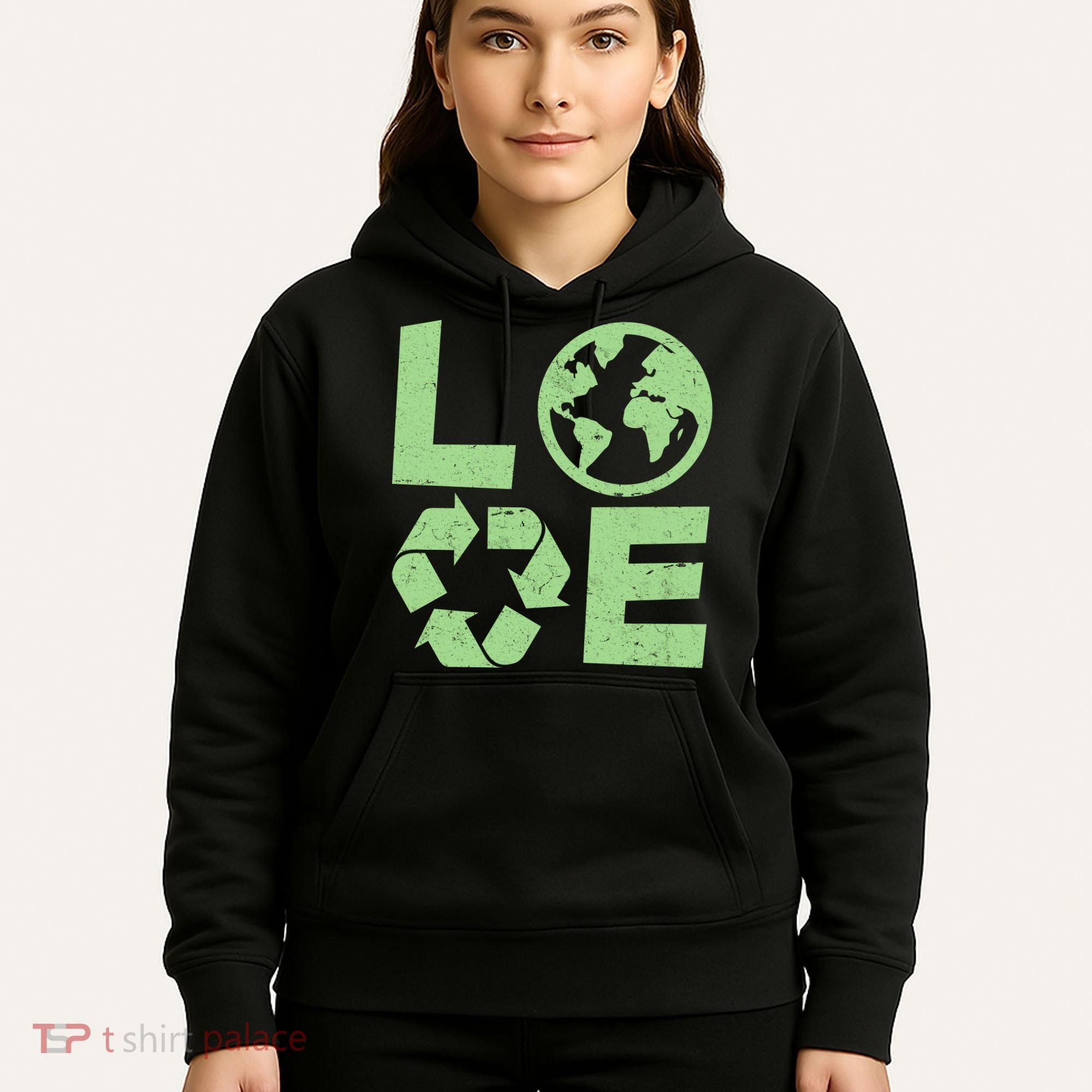LOVE Recycle Earth Day Hoodie