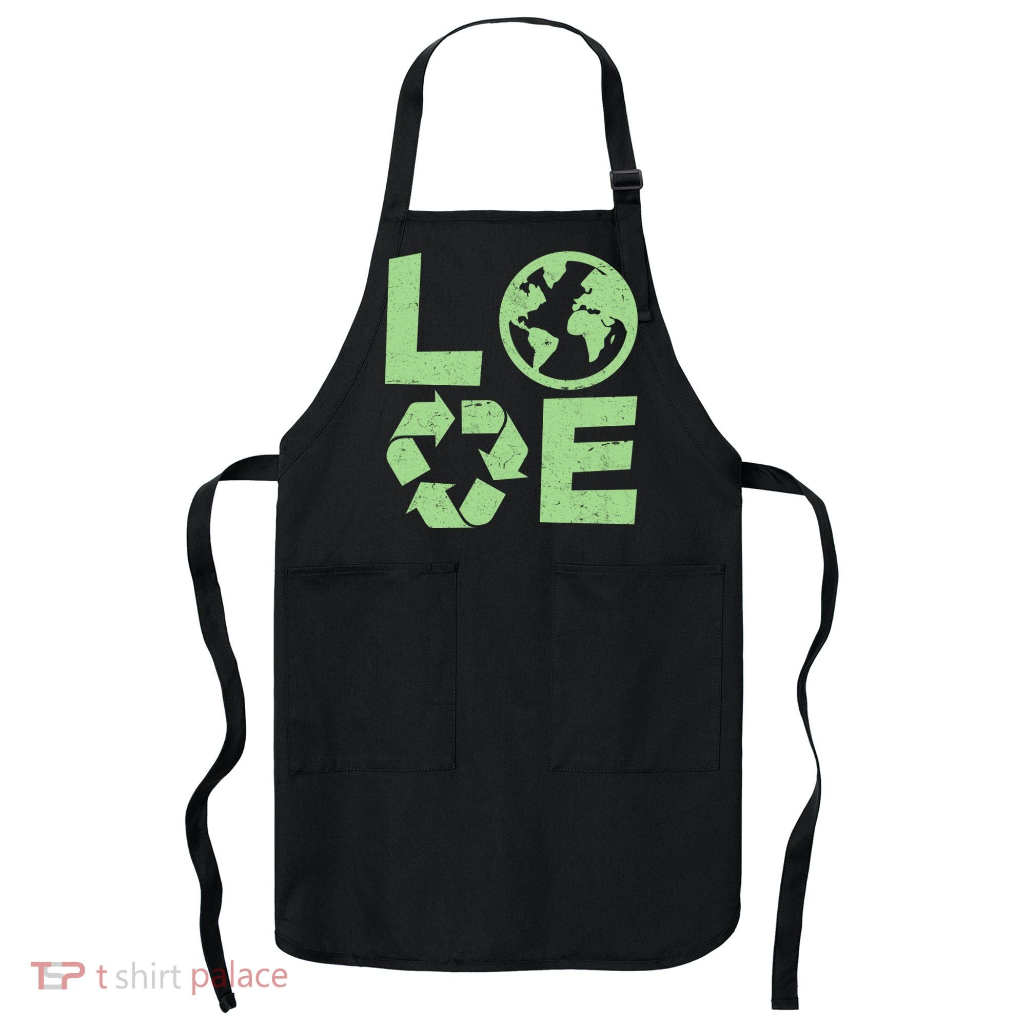 LOVE Recycle Earth Day Apron