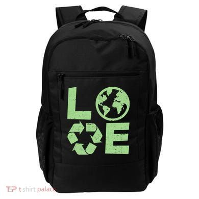 LOVE Recycle Earth Day Backpack