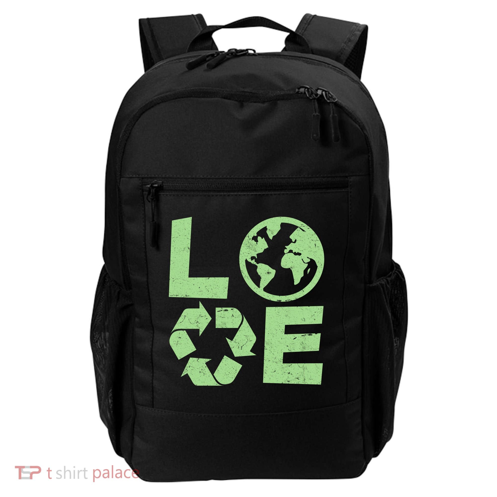 LOVE Recycle Earth Day Backpack