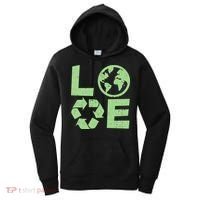 LOVE Recycle Earth Day Women's Hoodie thumb 0