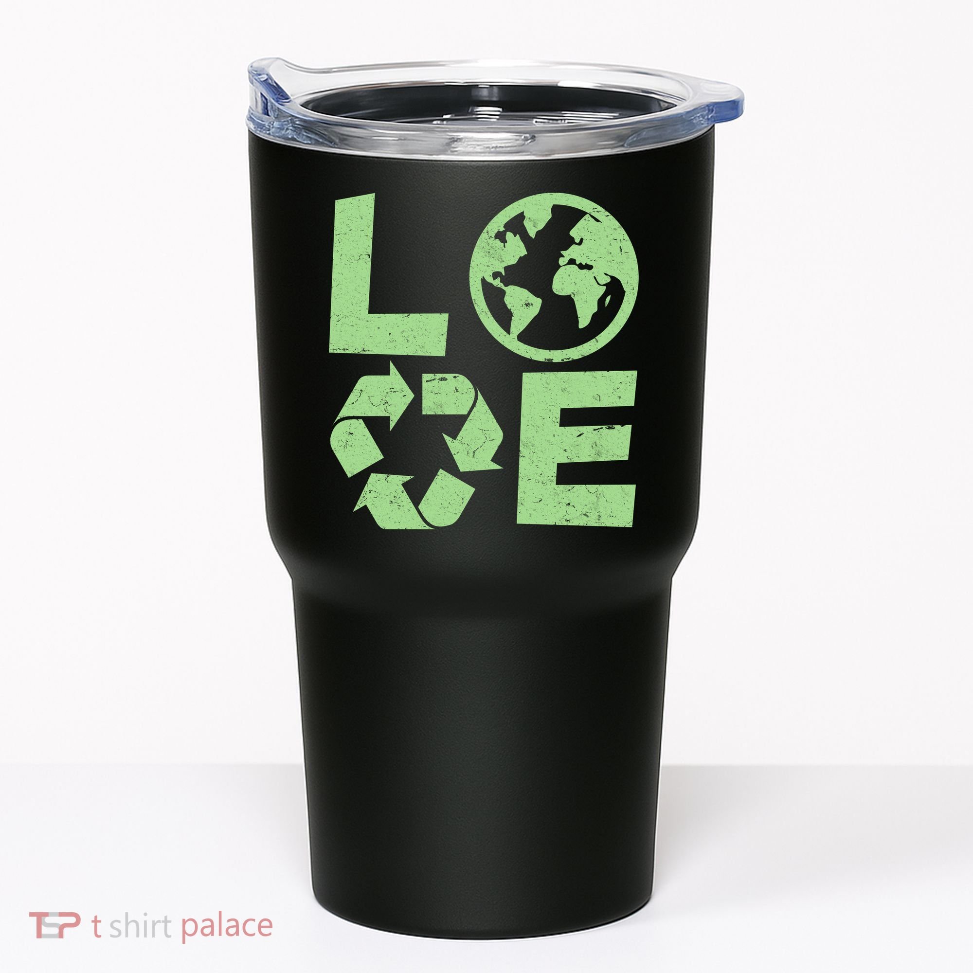 LOVE Recycle Earth Day Tumbler