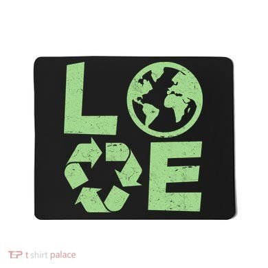 LOVE Recycle Earth Day Mousepad