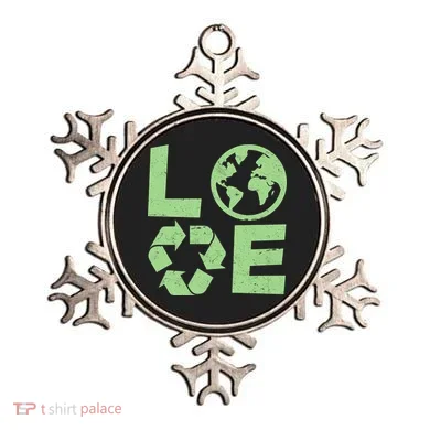 LOVE Recycle Earth Day Ornament