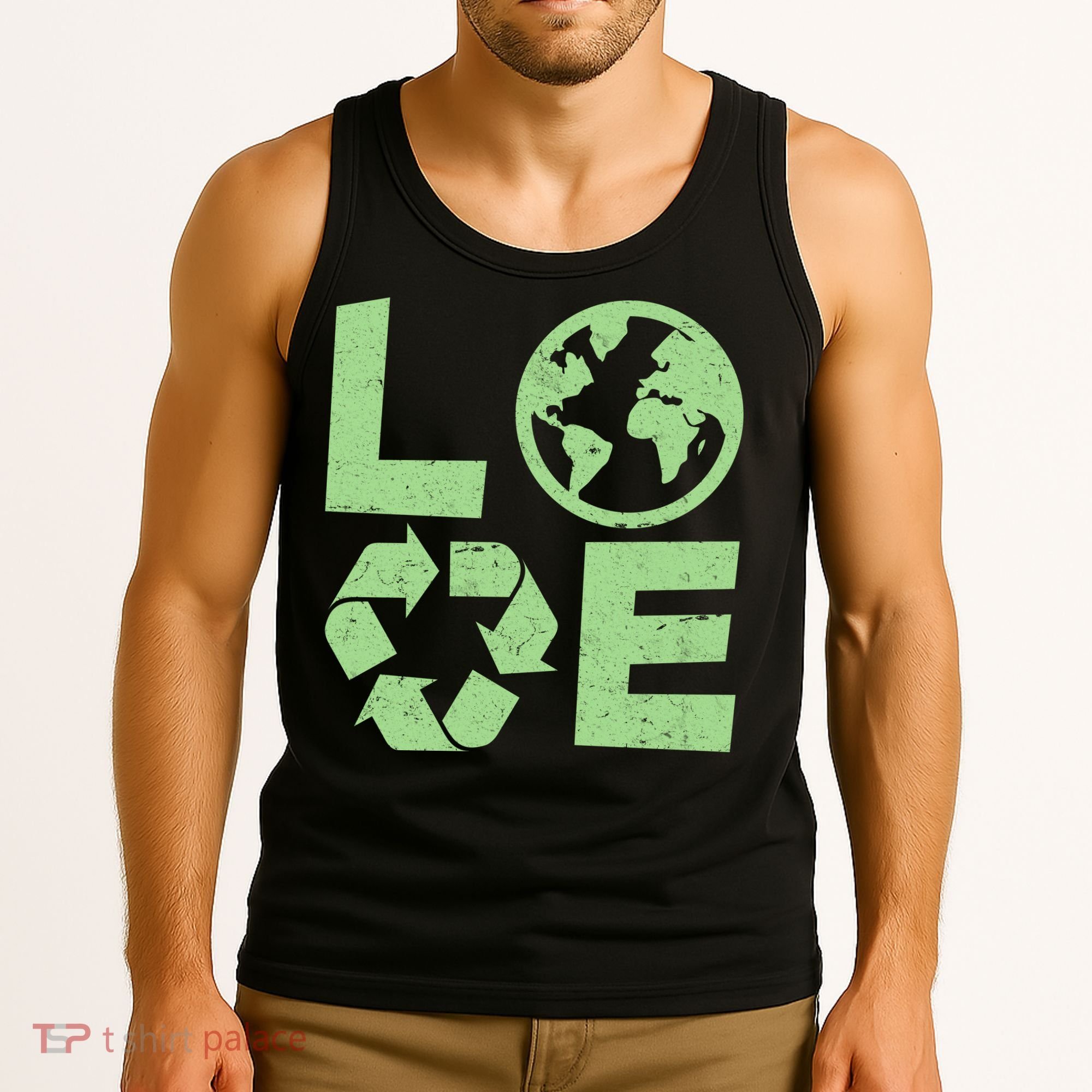 LOVE Recycle Earth Day Tank Top