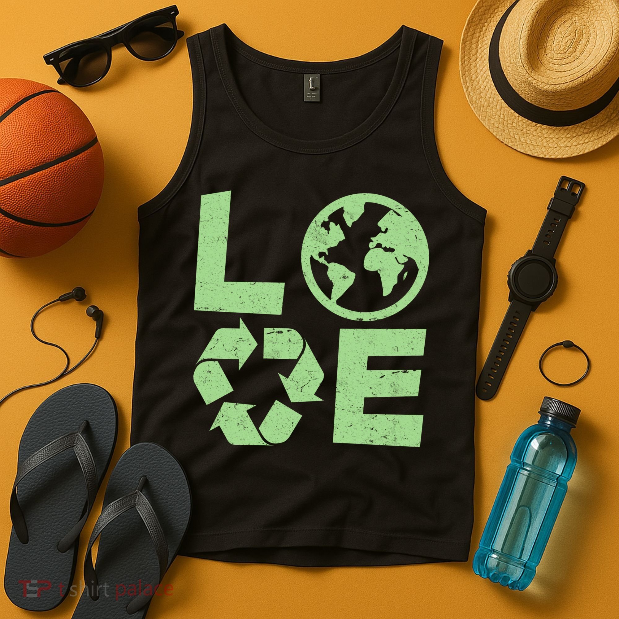 LOVE Recycle Earth Day Tank Top