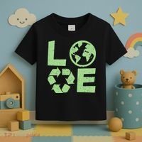LOVE Recycle Earth Day Toddler T-Shirt thumb 3