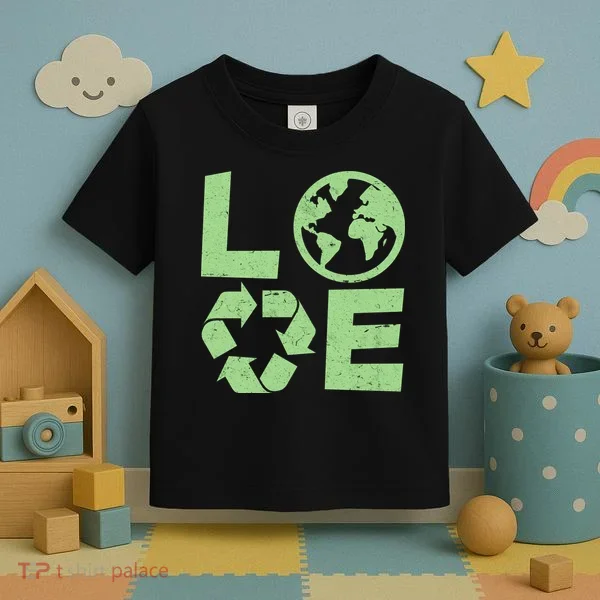 LOVE Recycle Earth Day Toddler T-Shirt