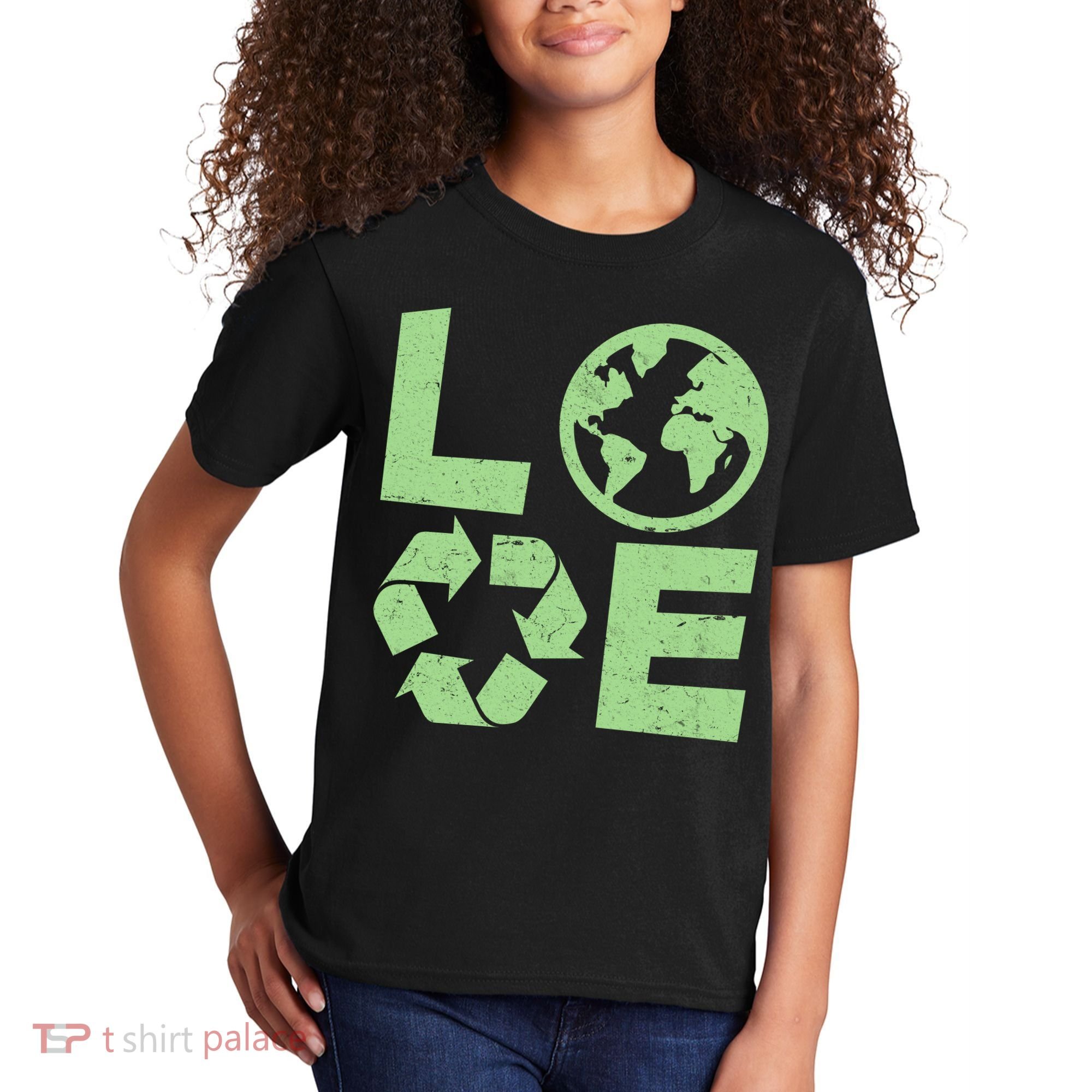 LOVE Recycle Earth Day Kids T-Shirt