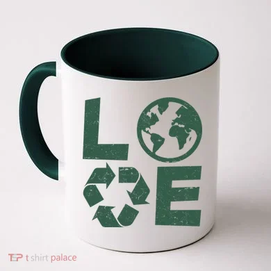 LOVE Recycle Earth Day Coffee Mug
