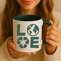 LOVE Recycle Earth Day Coffee Mug thumb 3