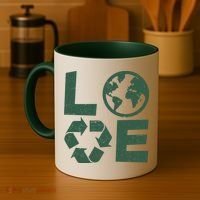 LOVE Recycle Earth Day Coffee Mug thumb 4