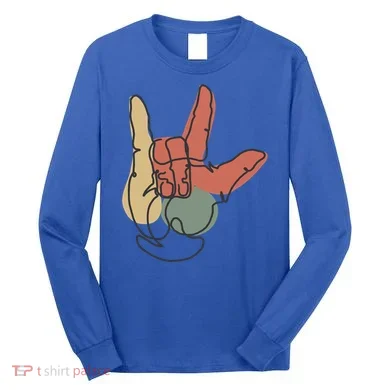 Love Sign Language Long Sleeve Shirt
